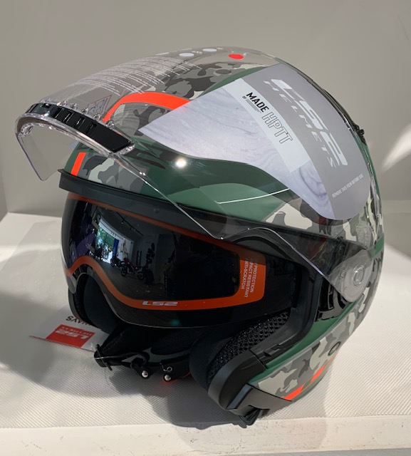 Casco LS2 OF600 Copter CRISPY Military Green - Morelli Moto